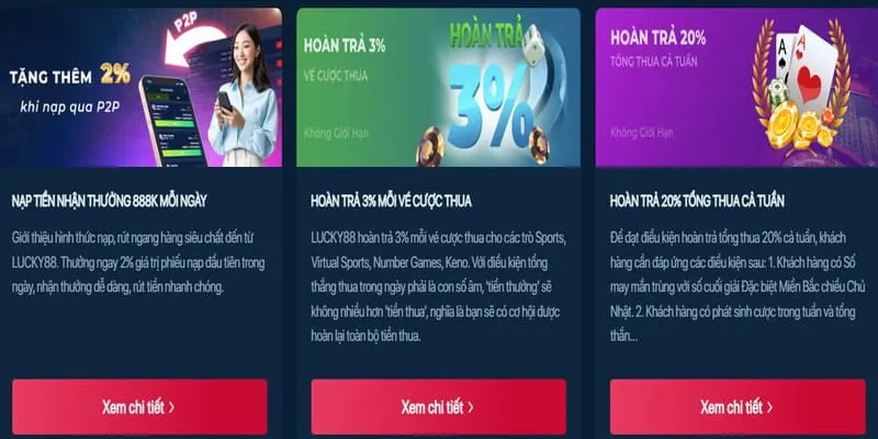 Khuyến mãi nạp tiền hàng ngày và hàng tuần tại hi88vip1 khuyến mãi